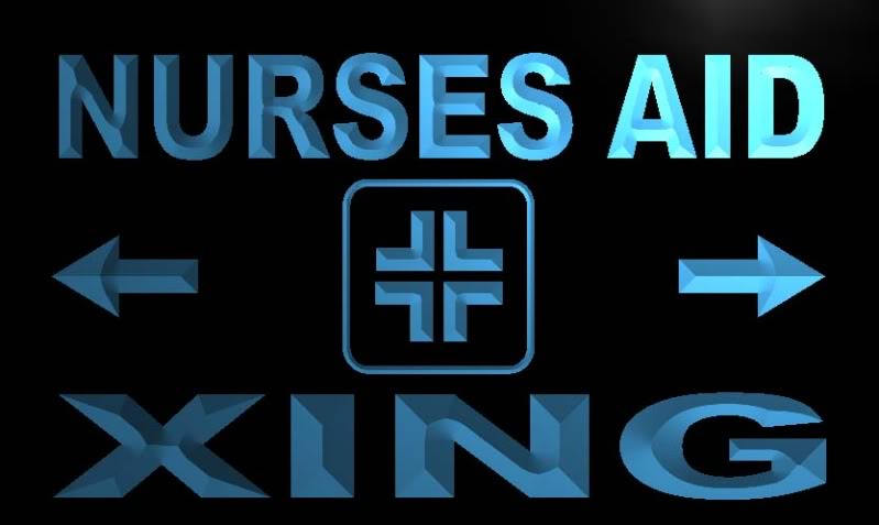 Nurse Aid Xing Neon Light Sign